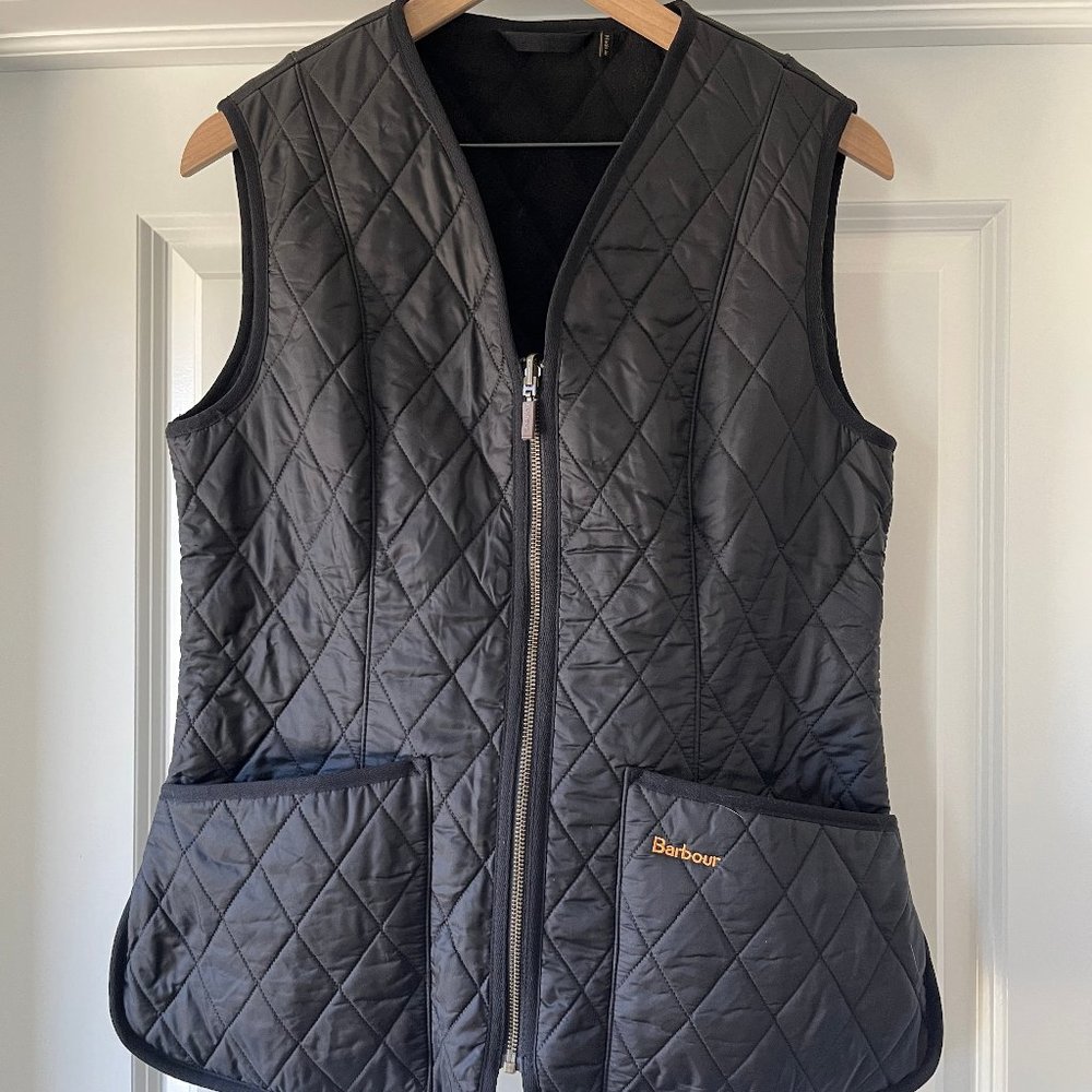 Barbour Fleece Lined Vest - Black